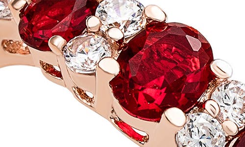 Suzy Levian Cubic Zirconia Graduated Ring In Gold