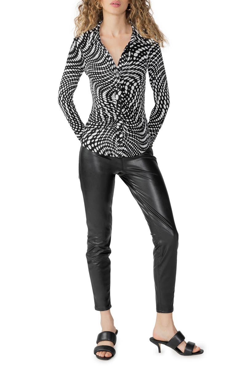 Sanctuary Dreamgirl Button-Up Shirt, Alternate, color, 