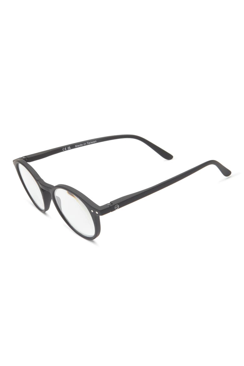 47mm Rectangular Reading Glasses, Alternate, color, BLACK