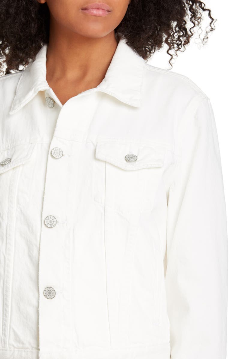 TRAVE Zoey Crop Denim Jacket, Alternate, color,