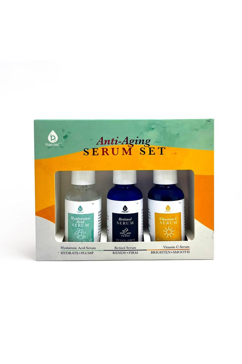 PursonicAnti-Aging Serum Set, Alternate, color, Multicolor