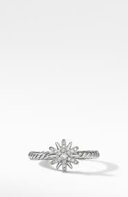 David Yurman Petite Starburst Ring with Pavé Diamonds