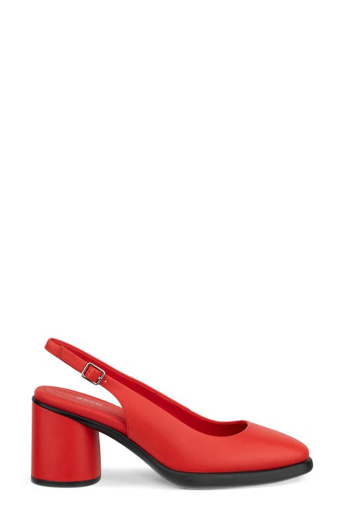 Ecco Sculpted Lx 55 Slingback Pump In Red