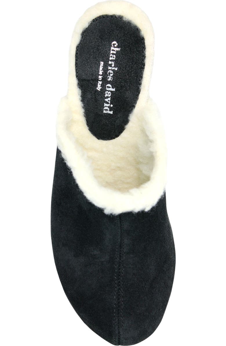 Charles David Livid Faux Shearling Clog, Alternate, color,