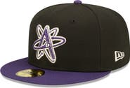 New Era Men's New Era Black Albuquerque Isotopes Alternate Logo 2 Authentic Collection 59FIFTY Fitted Hat