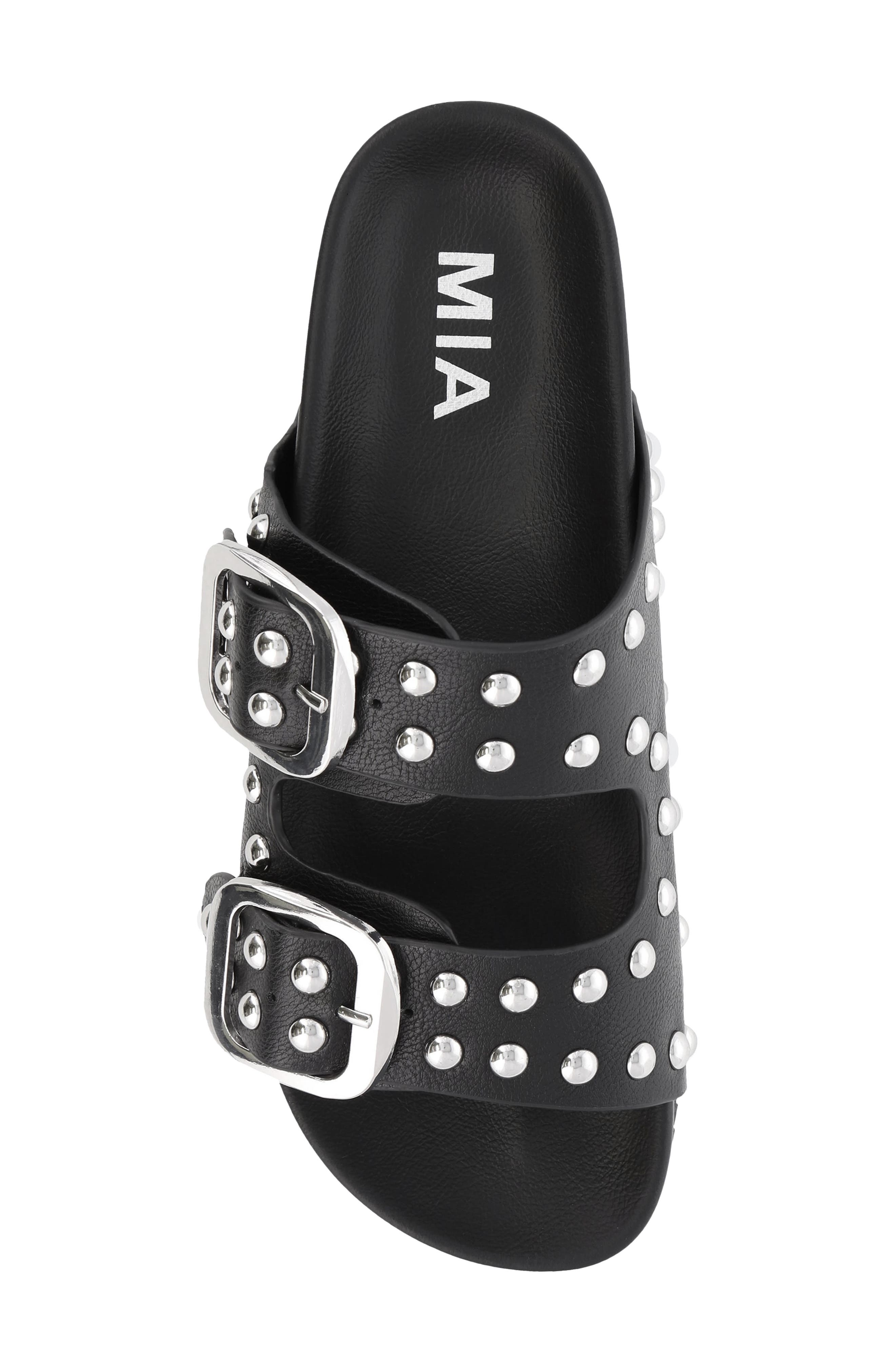 MIA Quennie Platform Sandal, Alternate, color, Black