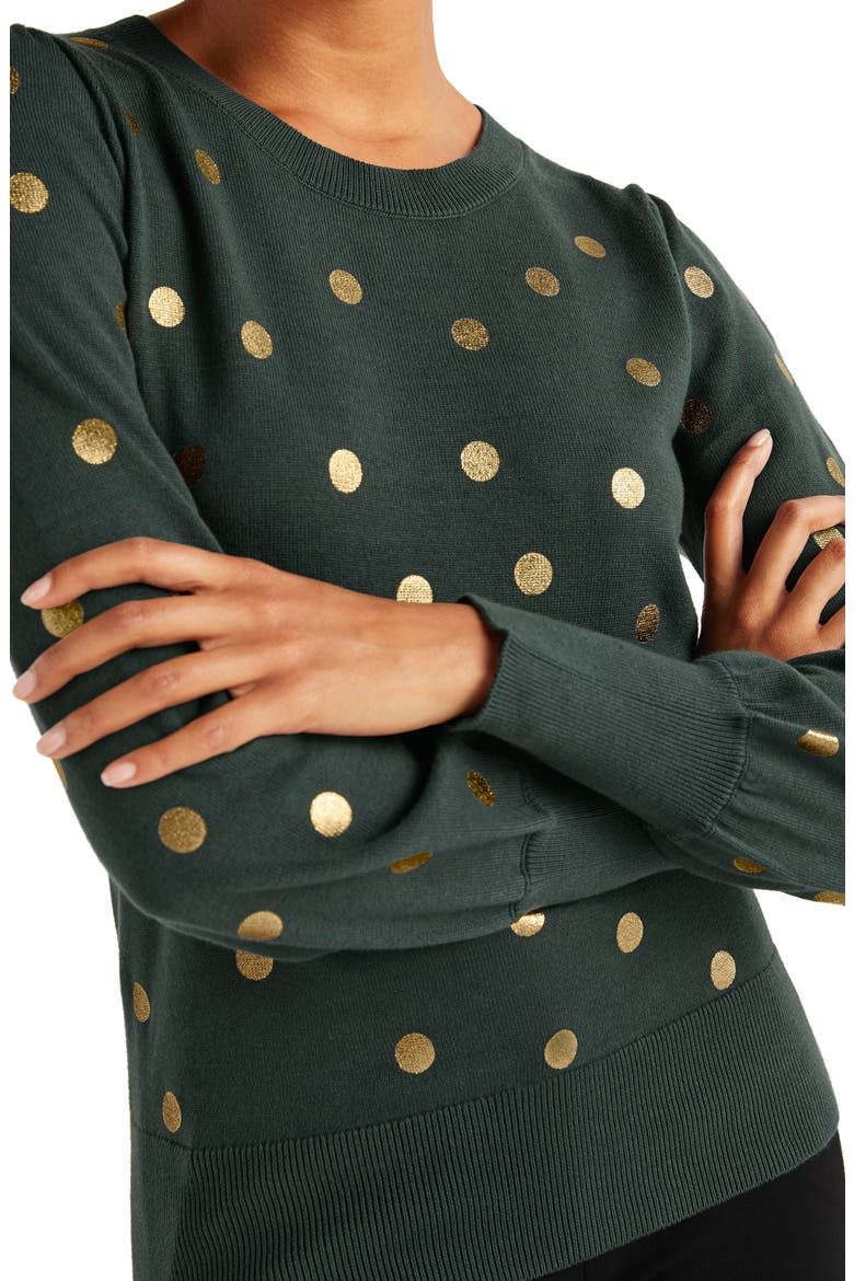 Antonia Crewneck Sweater, Alternate, color, MIDNIGHT GARDEN