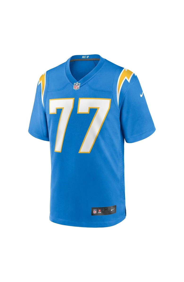 Nike Men's Nike Zion Johnson Powder Blue Los Angeles Chargers Player Game Jersey, Alternate, color, 