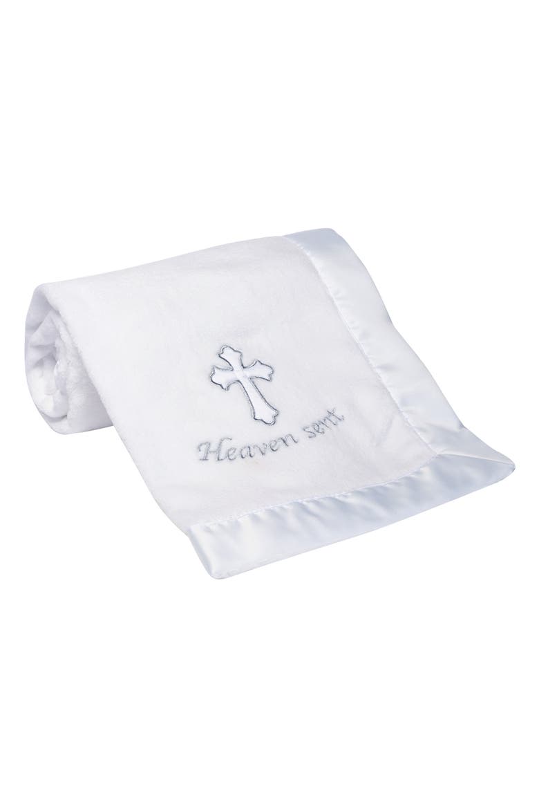 Heaven Sent Baptism/Christening Soft Fleece Baby Blanket, Alternate, color, White