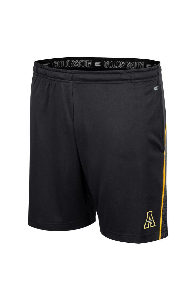 COLOSSEUM Men's Colosseum Black Appalachian State Mountaineers Laws of Physics Shorts, Alternate, color, Black