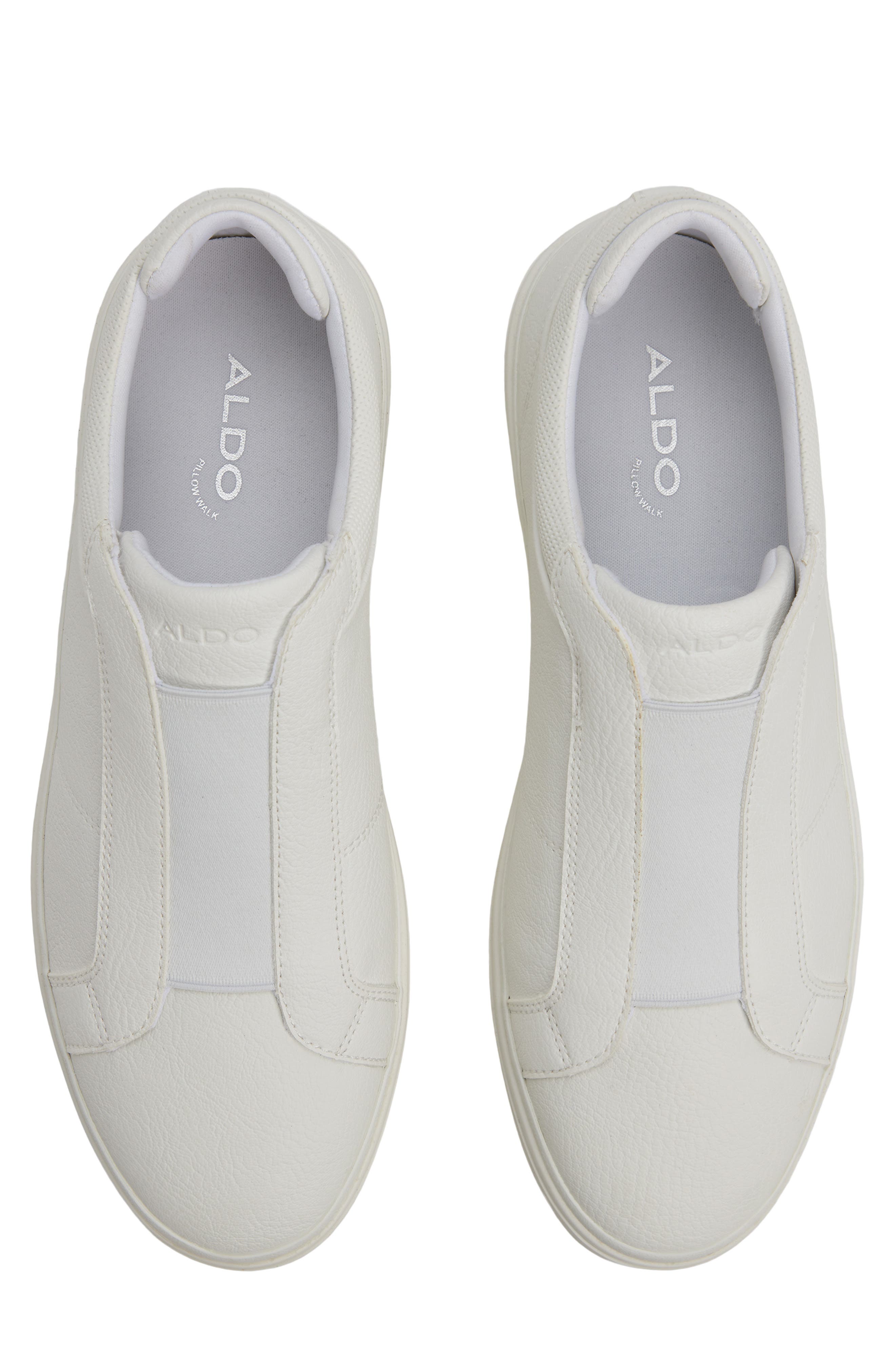 Aros Slip-On Sneaker, Alternate, color, WHITE