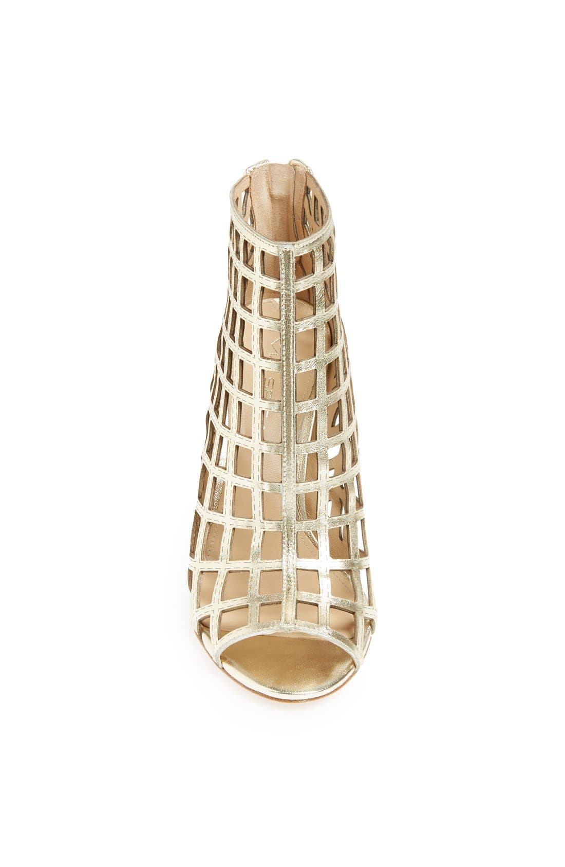 'Elenora' Cage Bootie, Alternate, color, PLATINUM