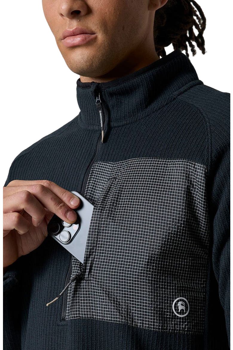 Wander Sweater Fleece 1/2-Zip - Men's, Alternate, color, Black