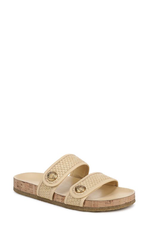 Veronica Beard Percey Slide Sandal In Natural