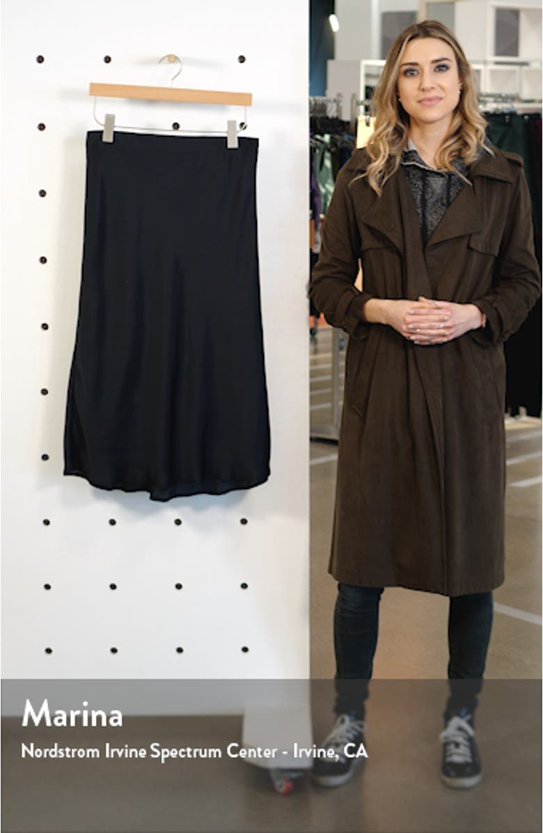 Satin Midi Skirt, sales video thumbnail