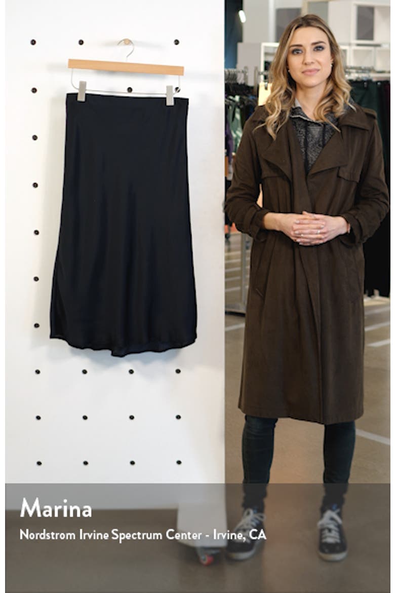 Satin Midi Skirt video