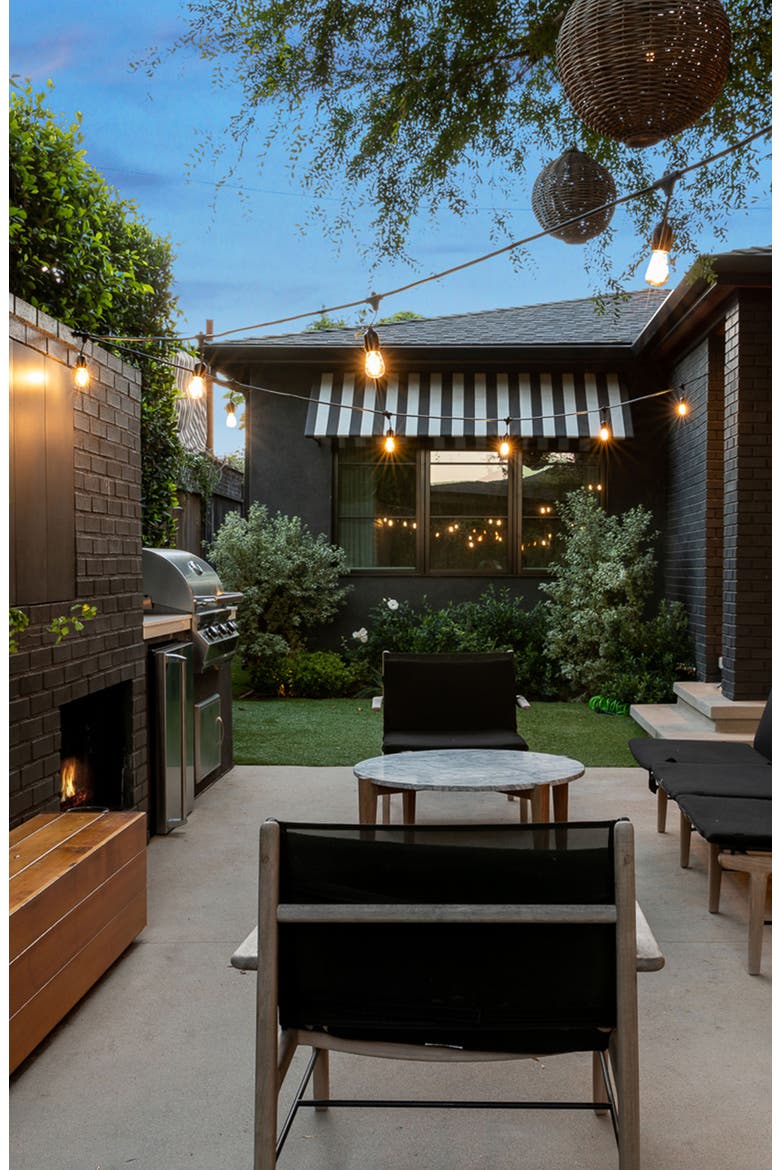 Solar-Powered Weatherproof LED 48' Outdoor String Lights - 15 Shatterproof Bulbs, Alternate, color, WARM WHITE