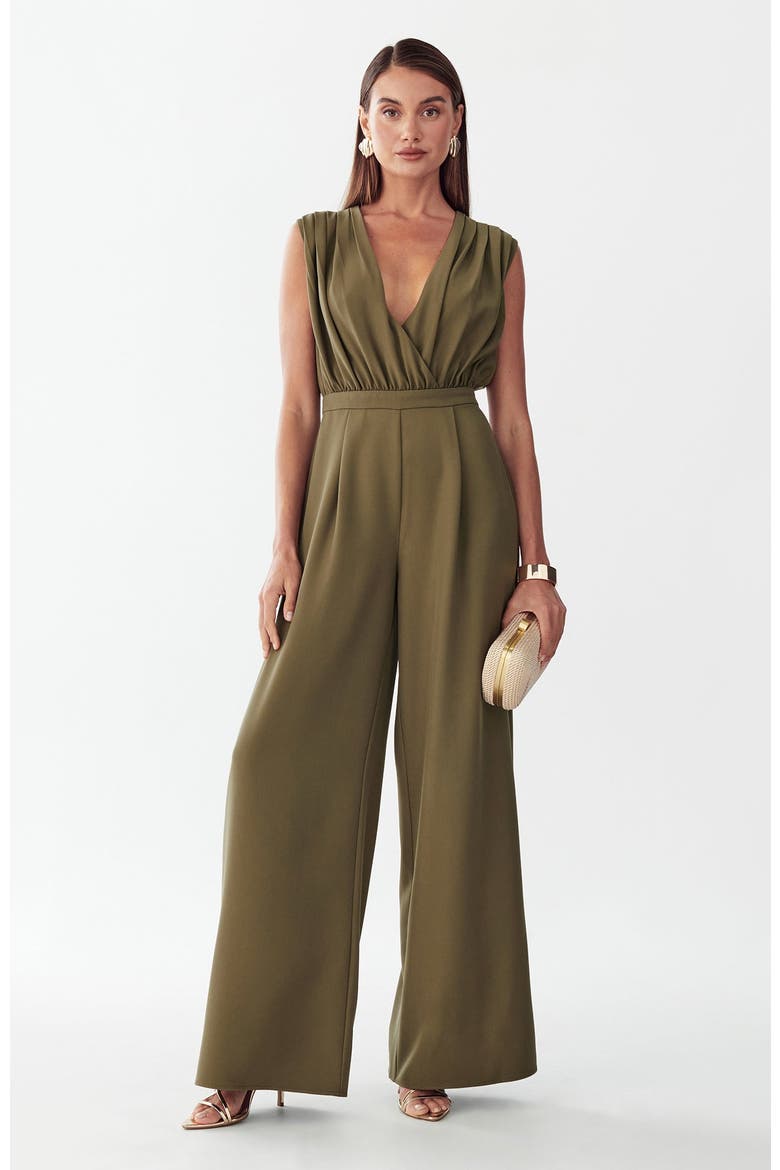 Elan Jumpsuit, Alternate, color, Olive