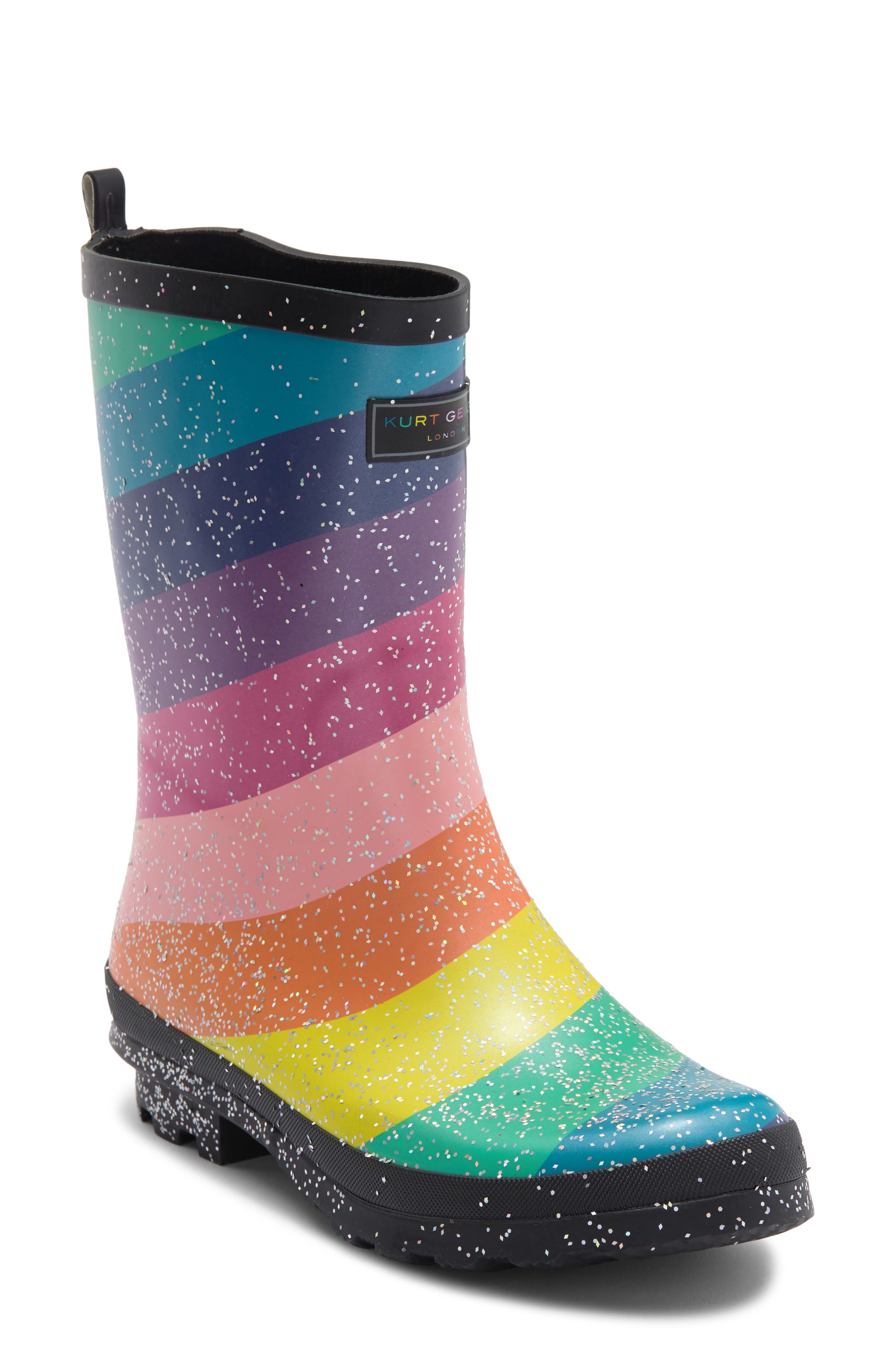 Kurt Geiger London Kids' Mini Sleet Rain Boot, Main, color, Rainbow