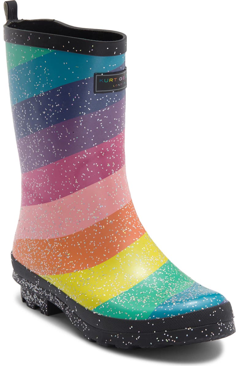 Kurt Geiger London Kids' Mini Sleet Rain Boot, Main, color, Rainbow