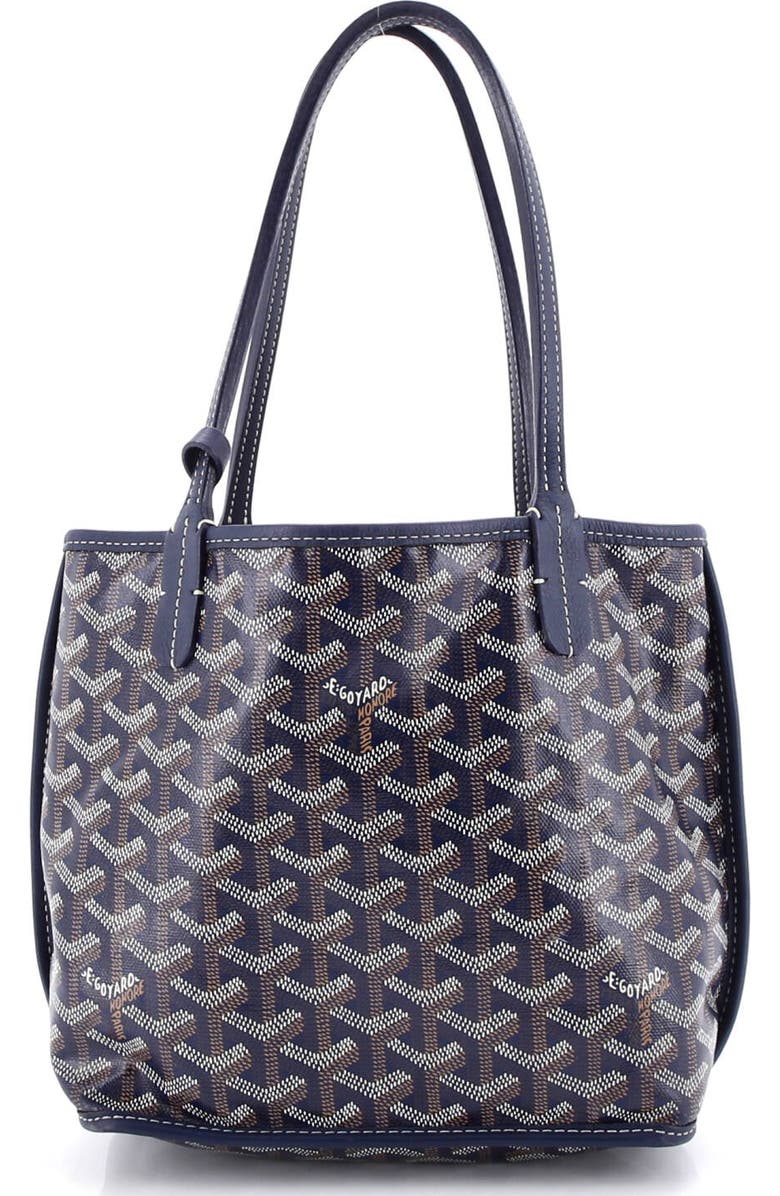 Pre-Owned Goyard Anjou Reversible Tote Coated Canvas Mini, Alternate, color,