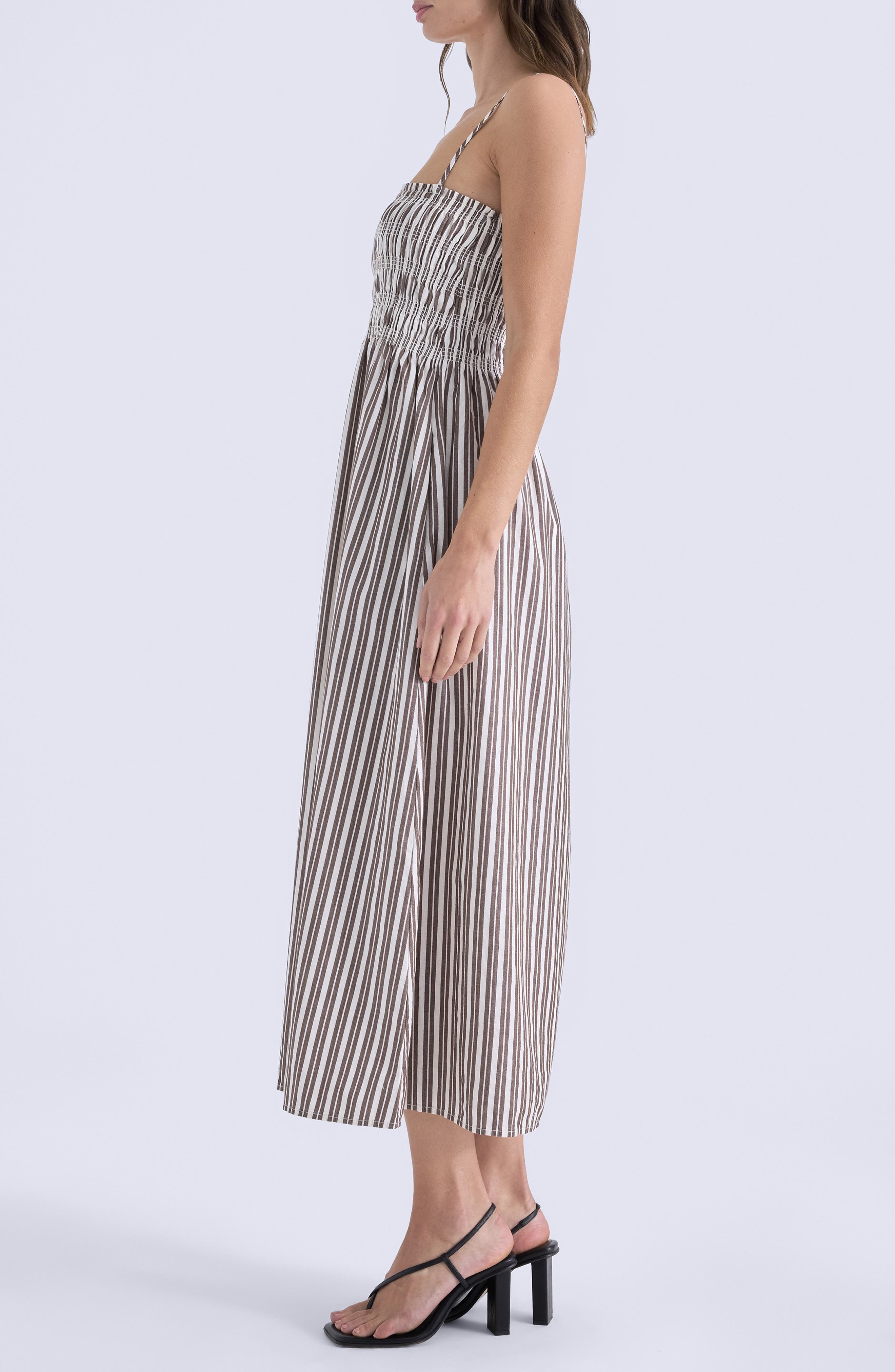 bianca pinstripe midi dress Bianca Pinstripe Midi Dress  On Sale Now with Up to 74% Off