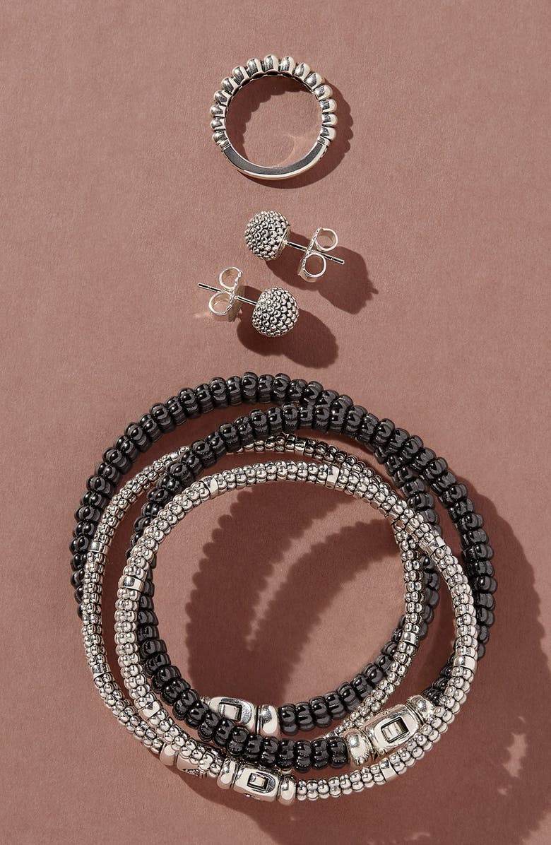 LAGOS Black Caviar Bracelet, Alternate, color, Black Caviar