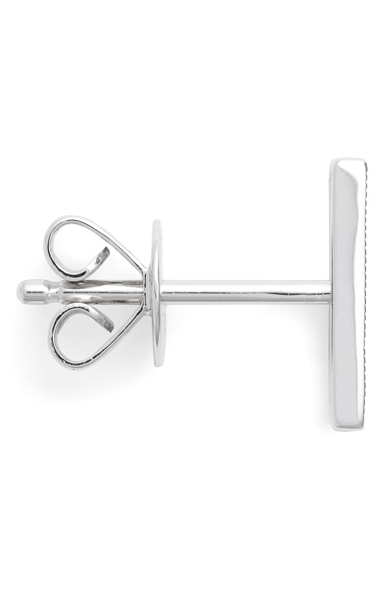 Dana Rebecca Designs Sylvie Rose Diamond Bar Stud Earrings, Alternate, color, White Gold