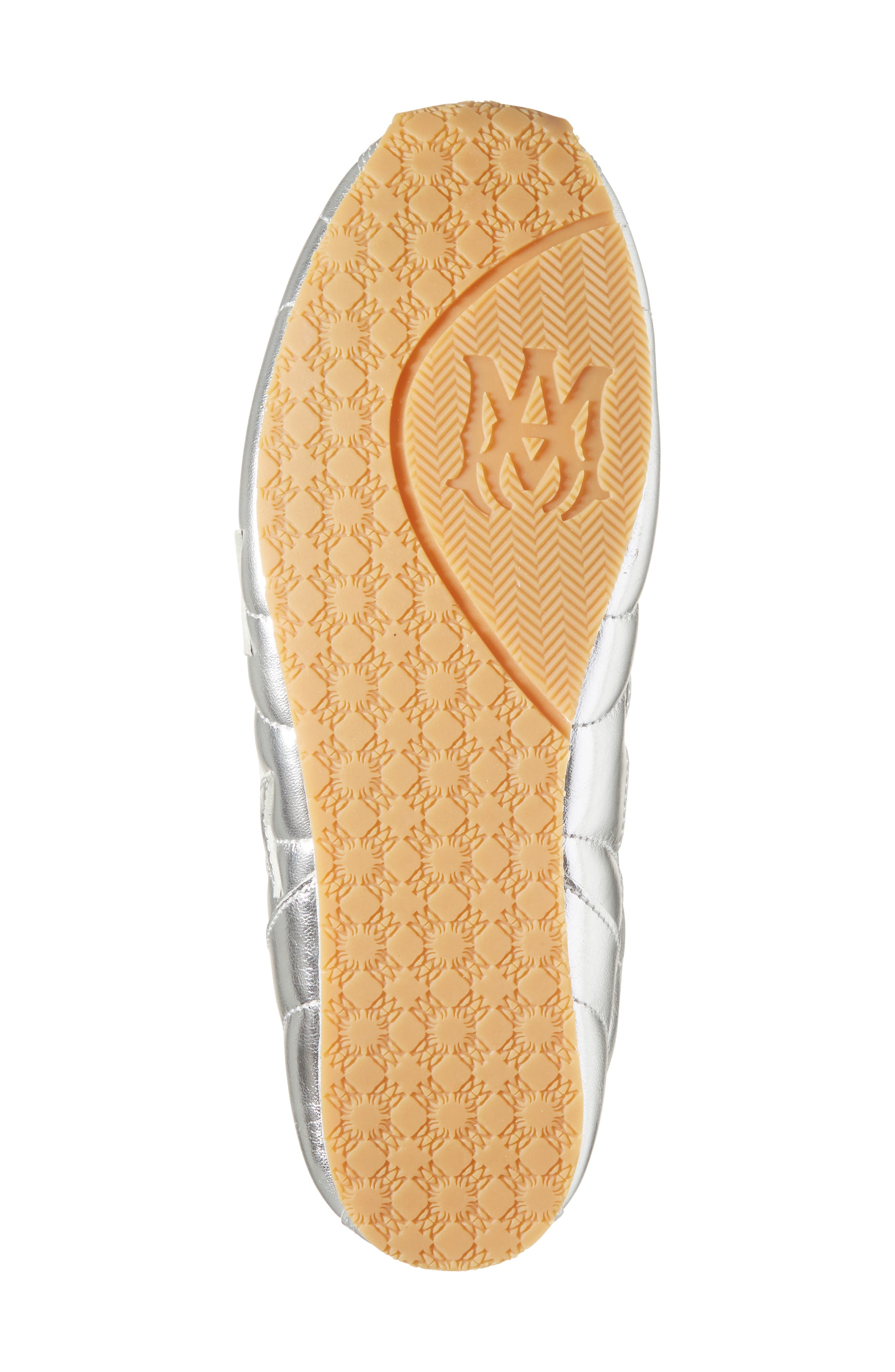 AMIRI Pacific Football Slim Sneaker, Alternate, color, Metallic Silver