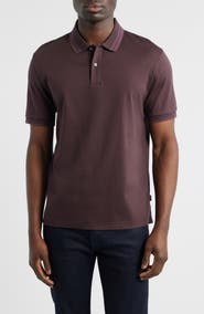 BOSS Parlay Tipped Cotton Polo