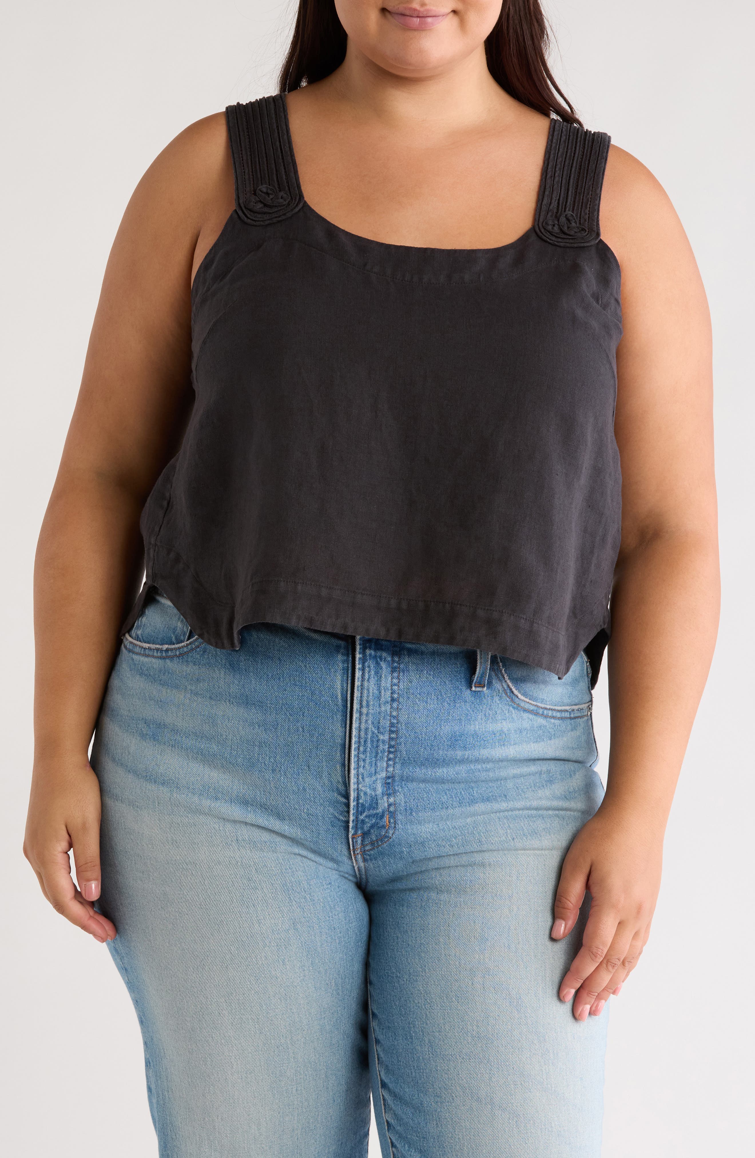 Joie Paisley Sleeveless Linen Top