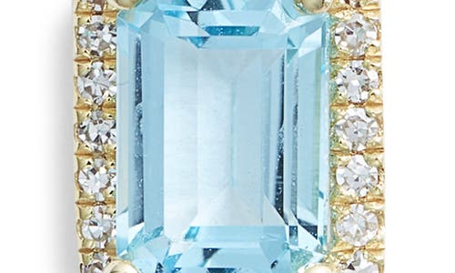 Meira T Diamond Pavé Blue Topaz Pendant & Charms Necklace In Topaz