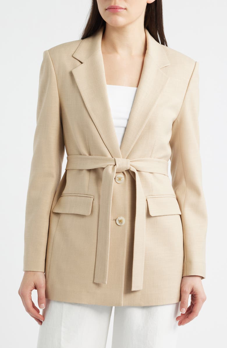 KOBI HALPERIN Kyla Belted Jacket, Alternate, color, Natural