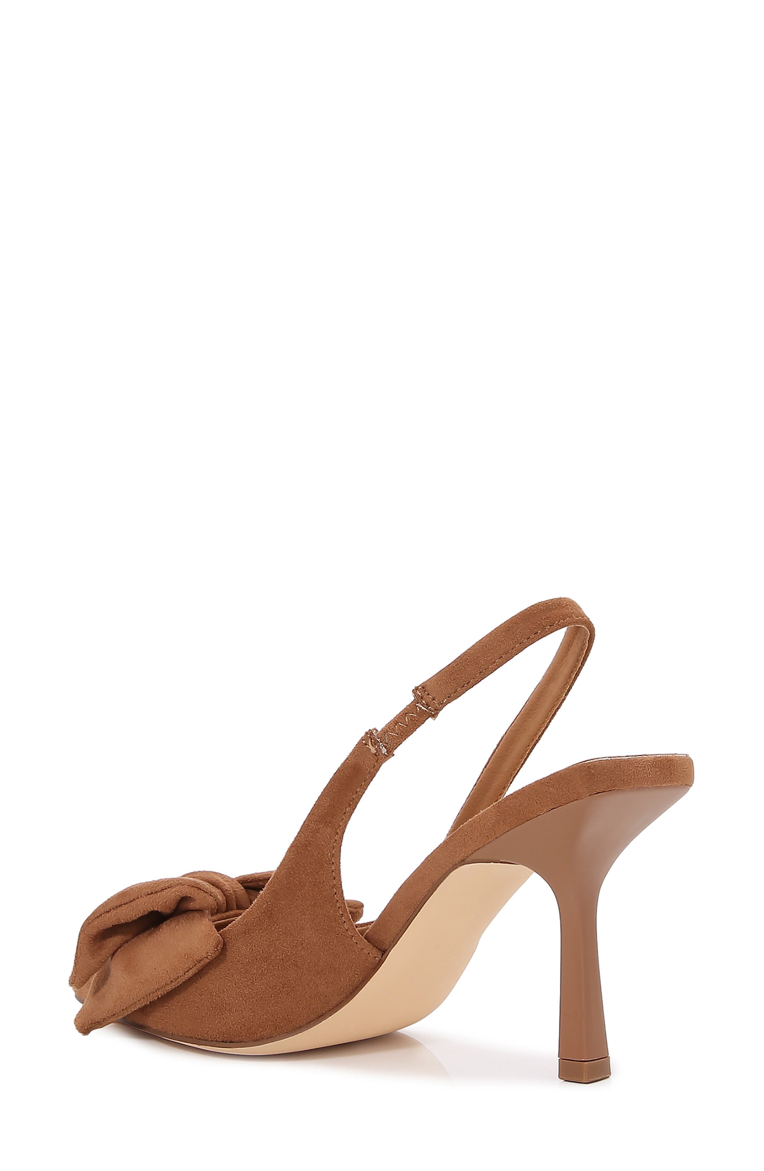 BERNESS Christie Bow Slingback Pump, Alternate, color, Tan