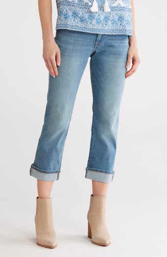 Lucky Brand Sweet Mid Rise Crop Straight Leg Jeans