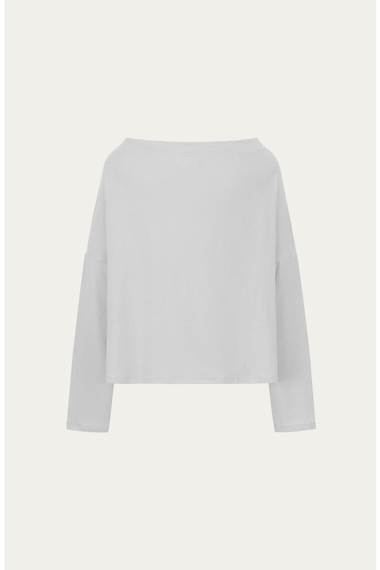 Hemp Essentials Off The Shoulder Top, Alternate, color, gray
