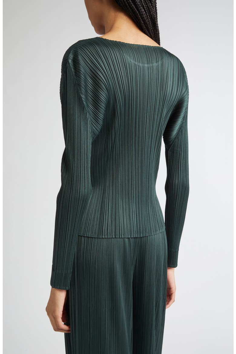 Monthly Colors December Pleated Long Sleeve Top (Women) | Nordstrom