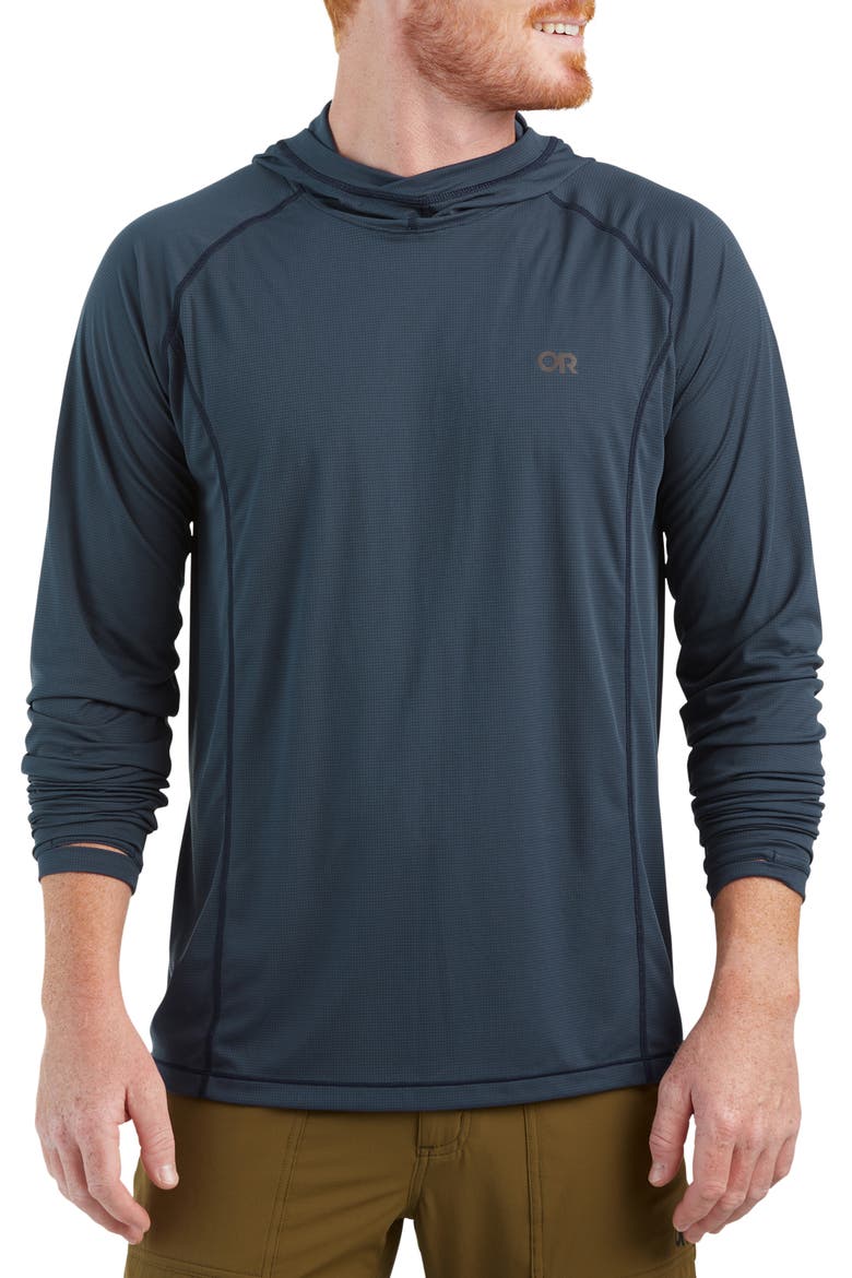 Echo Recycled Polyester Hoodie, Main, color, NAVAL BLUE