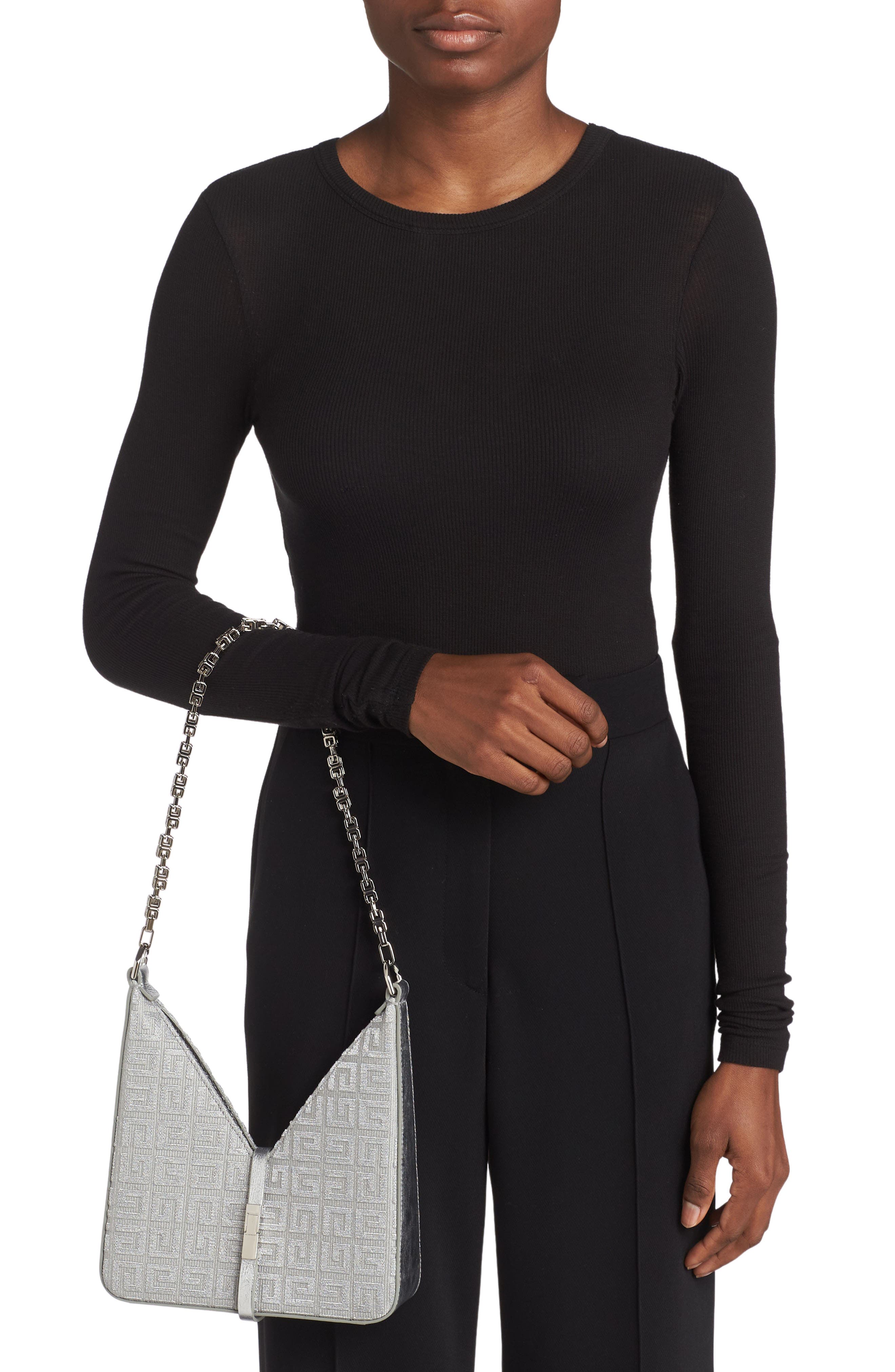 Givenchy Mini Cutout Shoulder Bag, Alternate, color, 