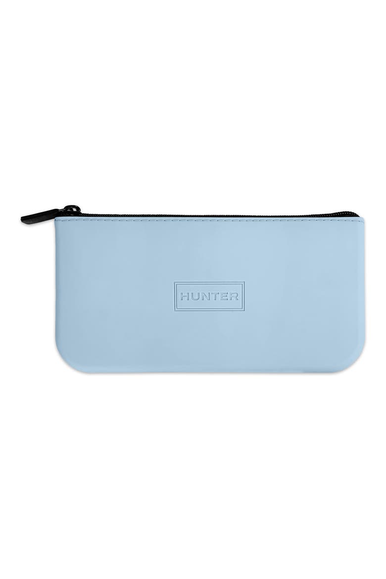 Silicone Pencil Pouch, Main, color, LIGHT BLUE
