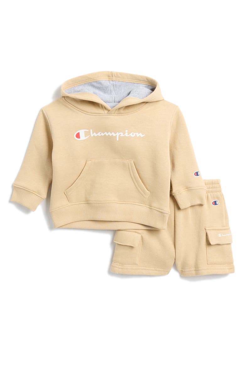 Champion Hoodie & Cargo Shorts Set, Main, color, 