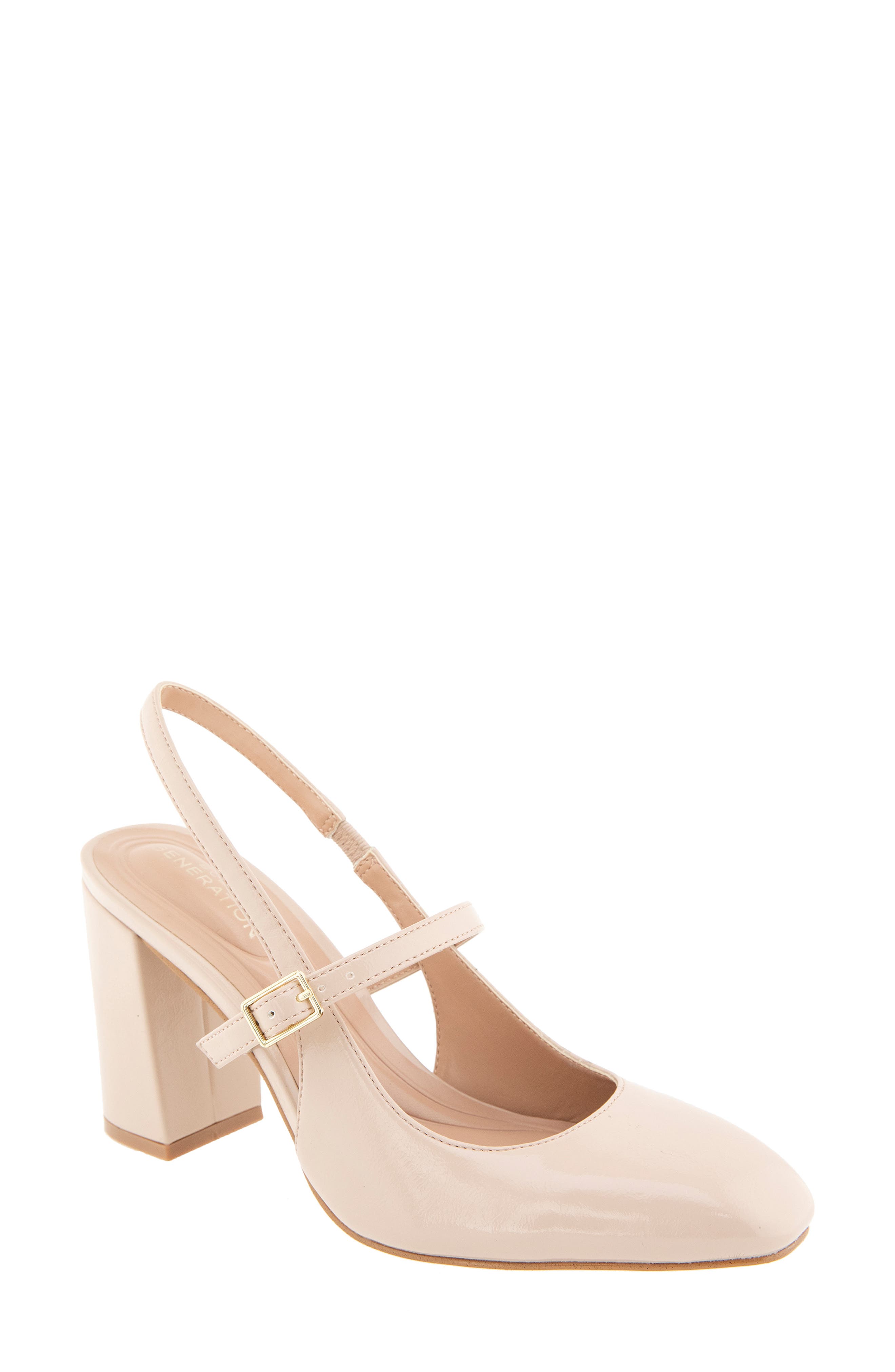 Jaxxon Slingback Mary Jane Pump, Main, color, TAUPE