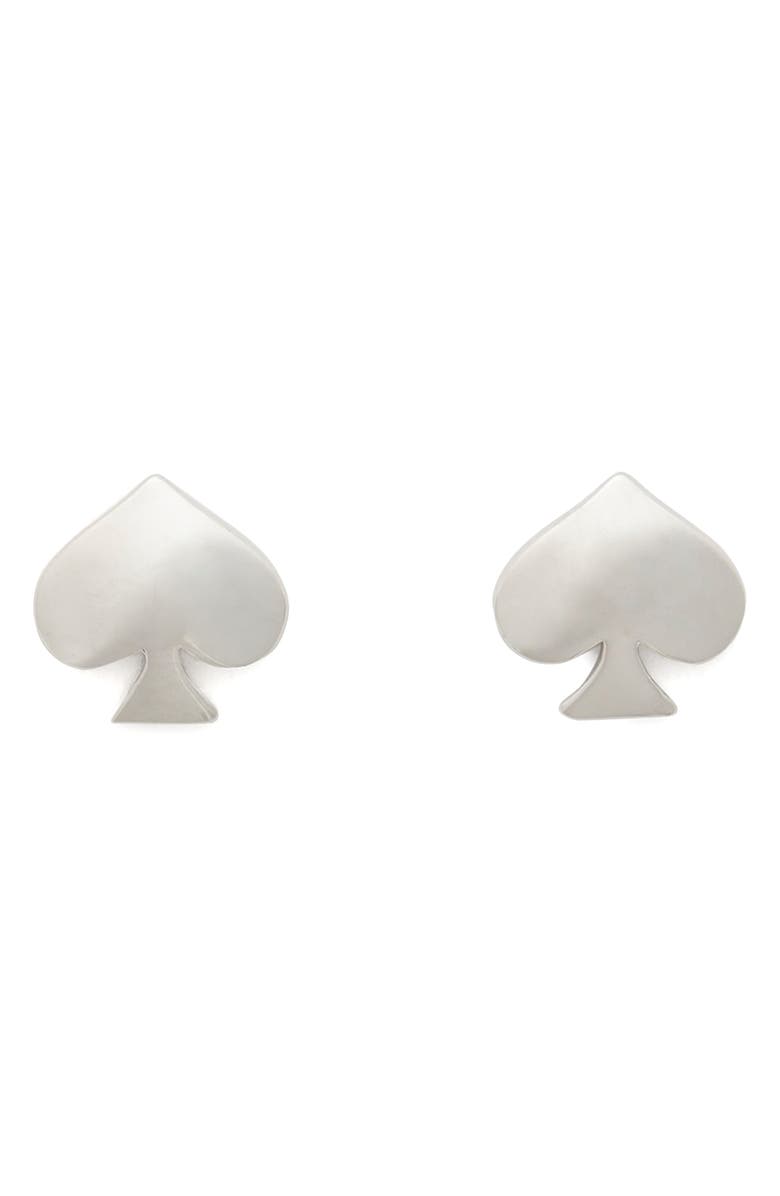 Kate Spade New York spade stud earrings, Main, color, 