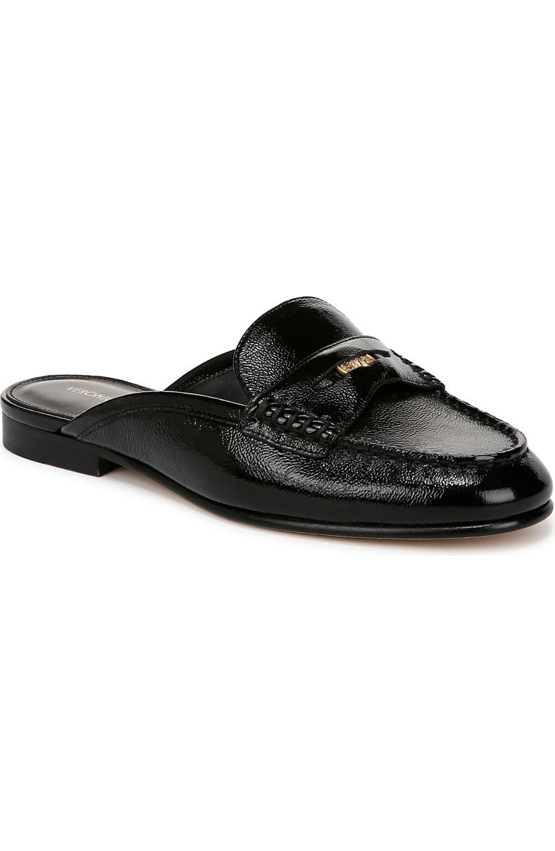 Veronica Beard Penny Loafer Mule, Main, color, Black