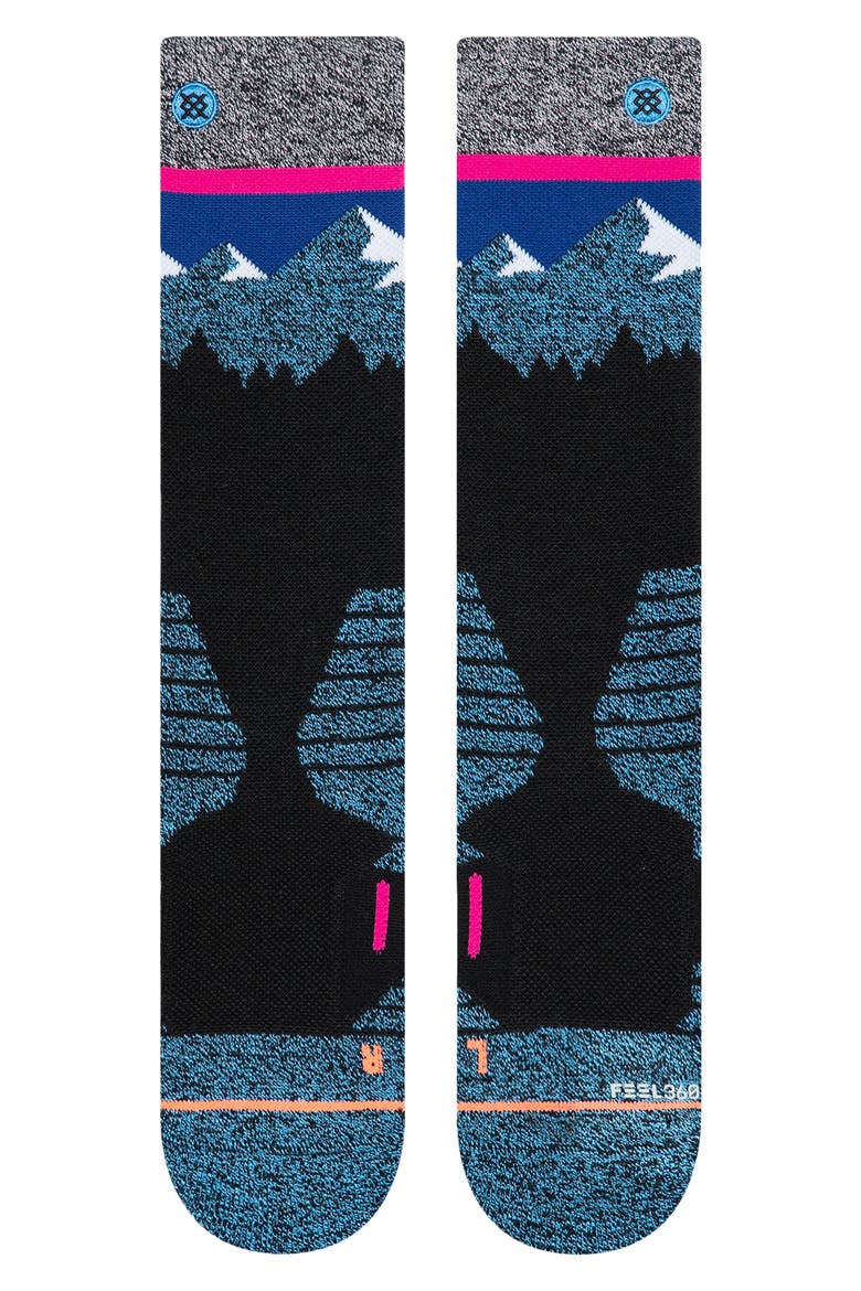 Ridge Line Boot Socks, Alternate, color, TEAL