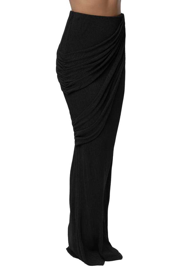 Paradise Hills Maxi Skirt, Alternate, color, BLACK