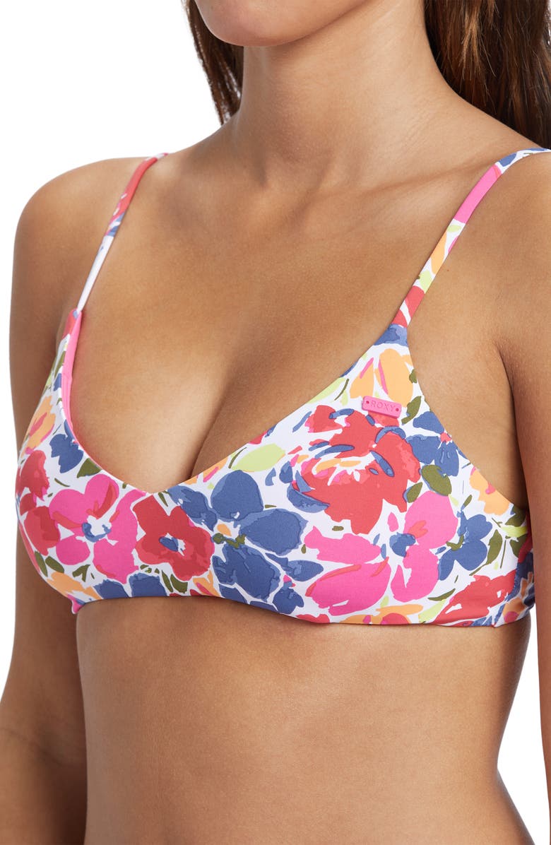 Roxy Beach Classics Triangle Bikini Top, Alternate, color,