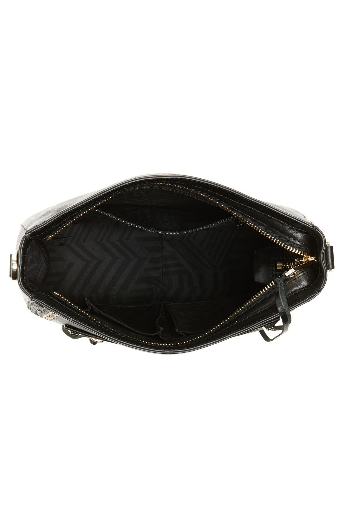 Rebecca Minkoff 'Regan Feed' Studded Bag, Alternate, color, 