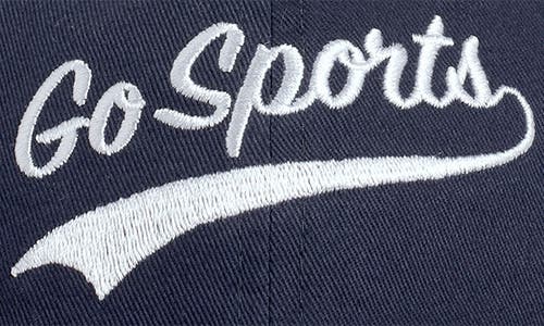 Favorite Daughter Go Sports Cotton Twill Adjustable Baseball Cap In Blue