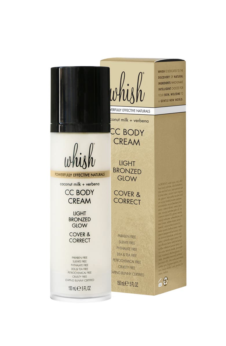 Whish Beauty Coconut Milk + Verbena CC Body Cream, Alternate, color, 